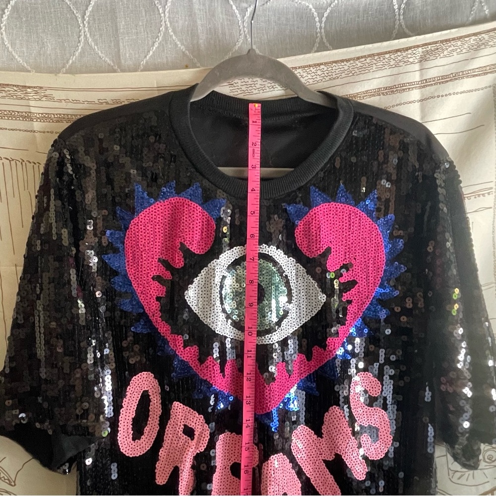 Sequined Dreams and Screams top - Picture 4 of 11